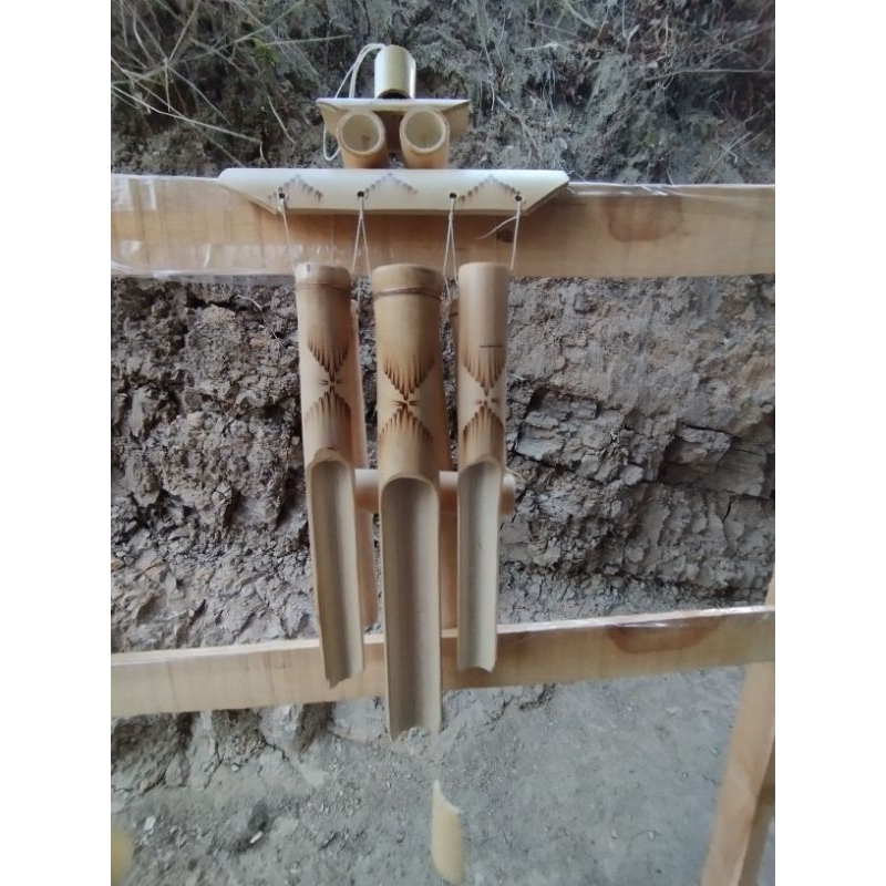 Gantungan Bambu - Hiasan Bambu - Hiasan