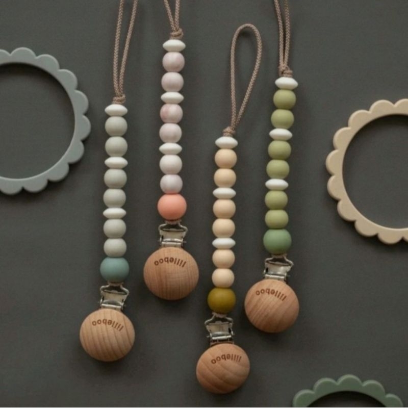 Lilleboo Pacifier Clip - Spring