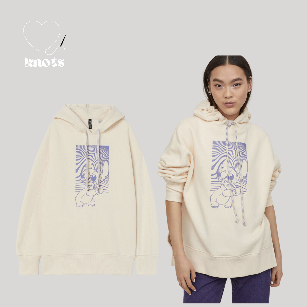 Lilo Stitch Pastel Yellow Hoodie