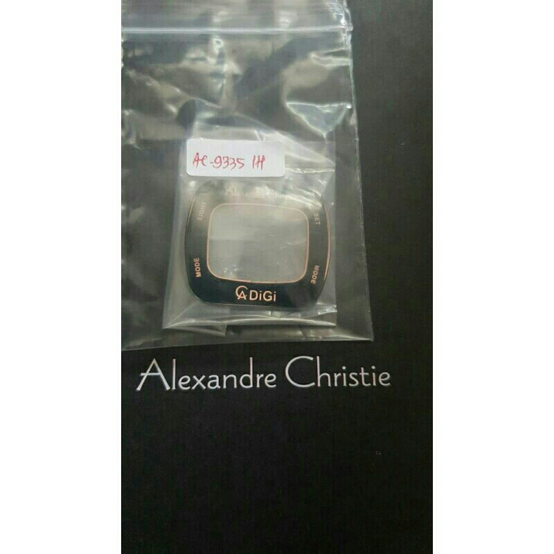 kaca jam tangan wanita Alexandre Christie 9335lh hitam
