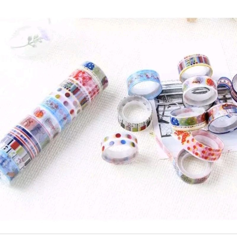 

isolasi tape motif isi10pcs