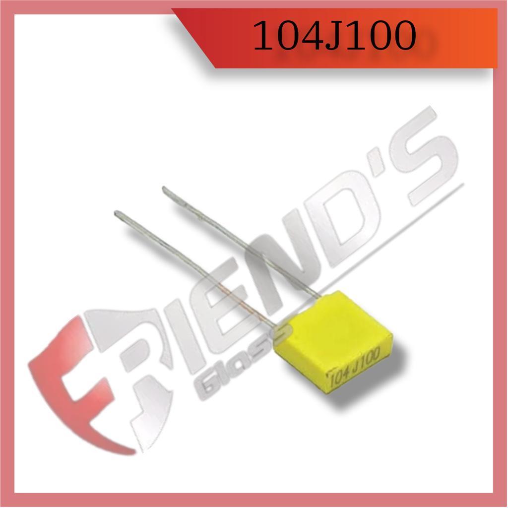 KAPASITOR MILAR MKM 104J100  CAPASITOR MILAR  MKM 104J 100 Volt 1 PCS