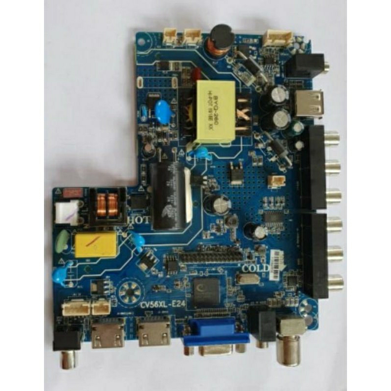 main board tv LED polytron 24 inci PLD24D1850