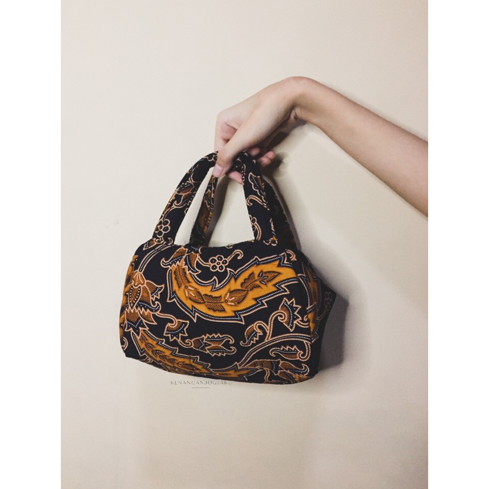 ENTIK BAG Tas Jinjing Batik Mini Handle Bag Murah Tas Mukena Etnik Oleh oleh Jogja Kerajinan Souveni