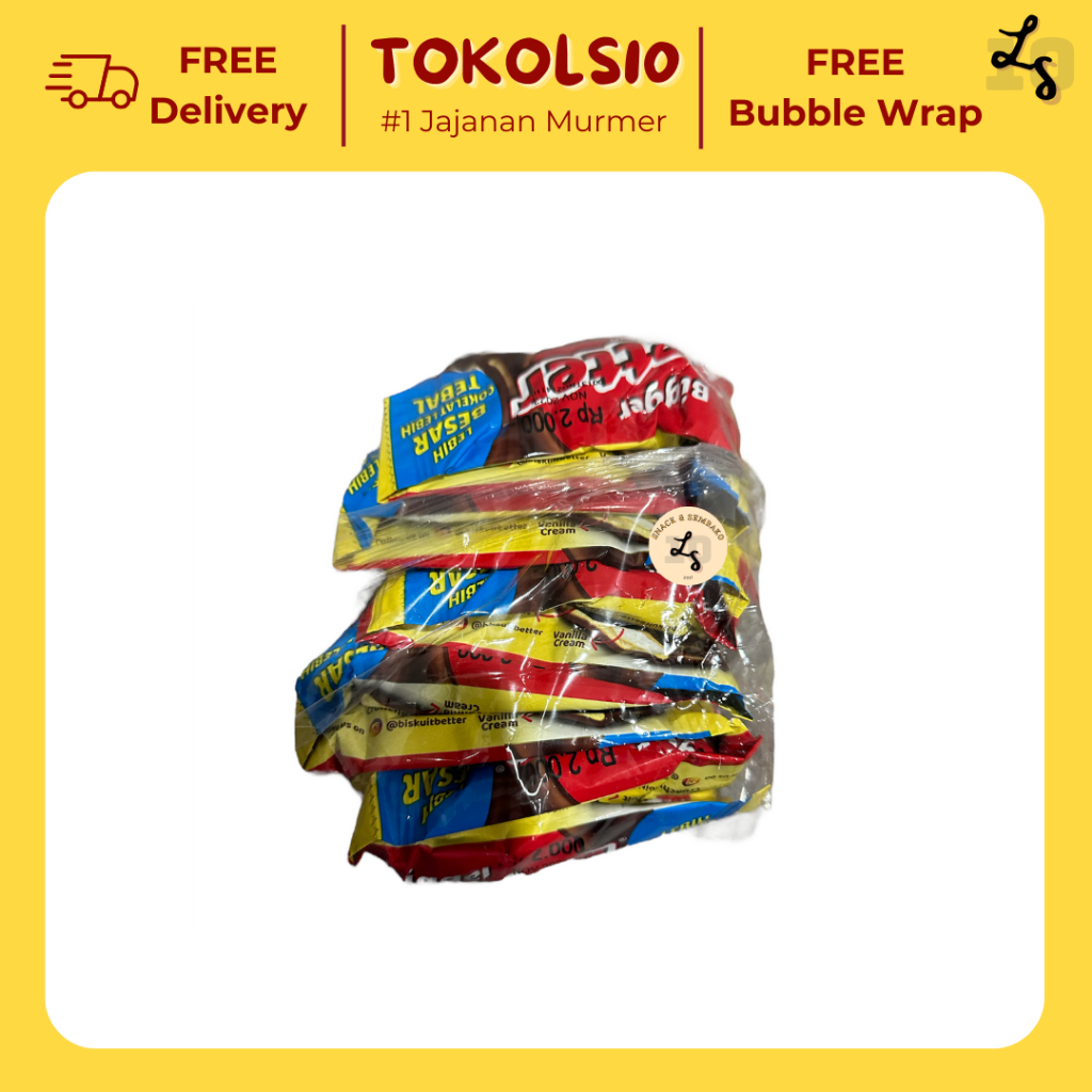 

Roma Better 2000 Bigger Sandwich Biscuit 1 Pack Isi 10 pcs 27gr