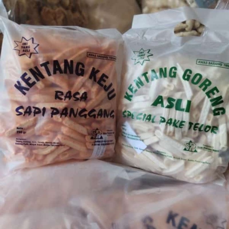 

[ Promo ] SNACK KENTANG GORENG 250GR || KENTANG KEJU SAPI PANGGANG 250GRAM