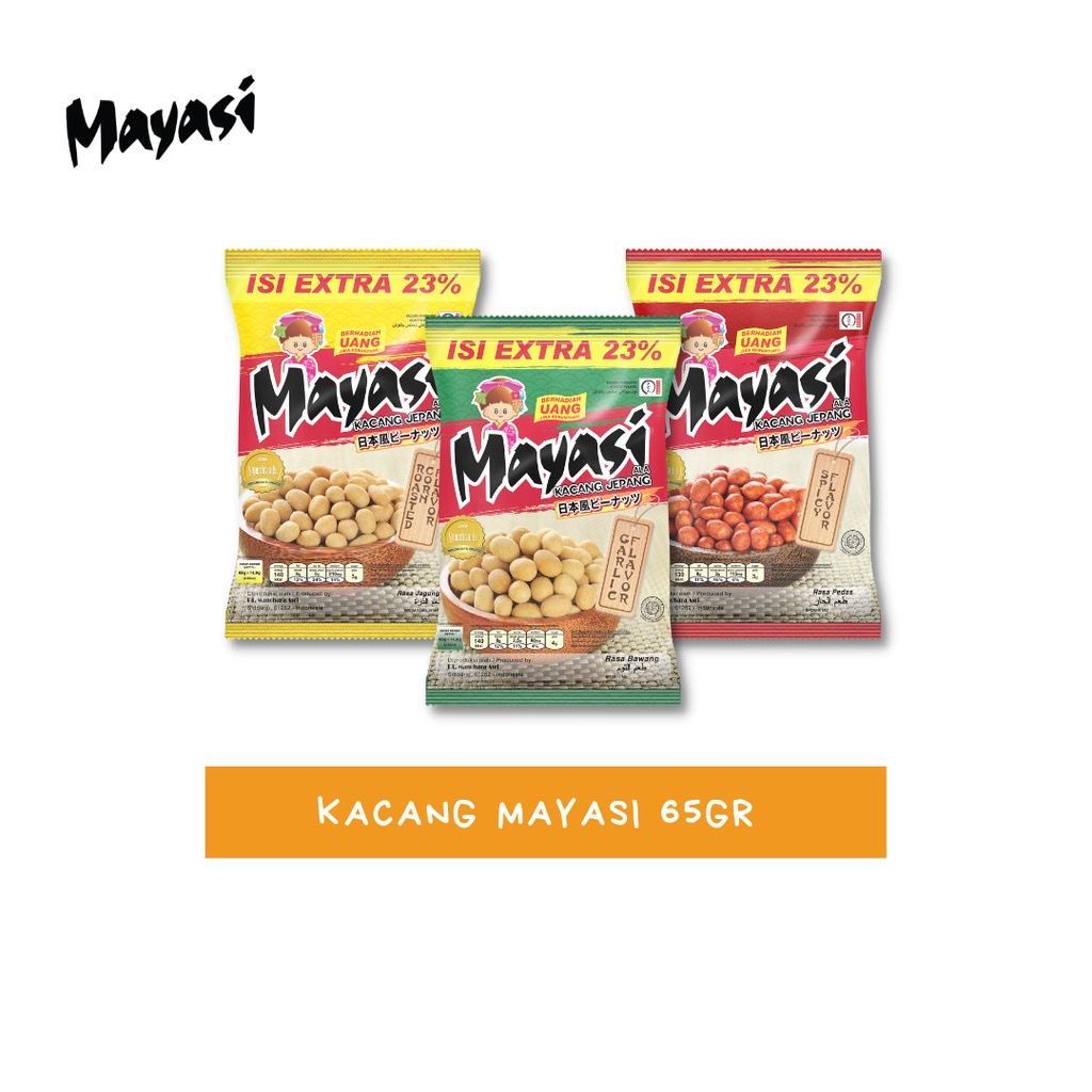 

MAYASI Kacang Jepang 65gr Extra 23%