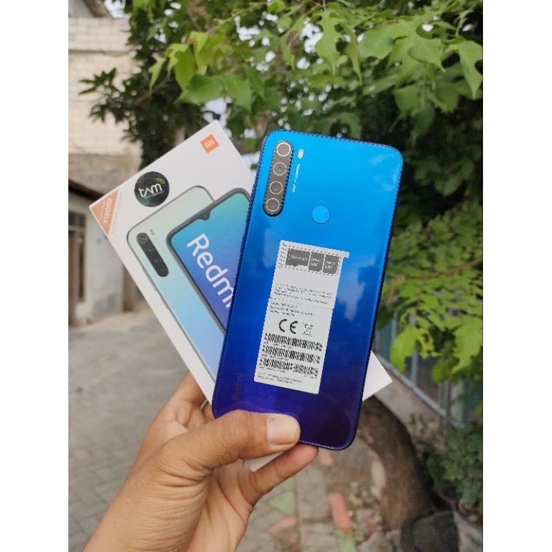 Redmi note 8  Ram 4gb/64 gb Lengkap (second)