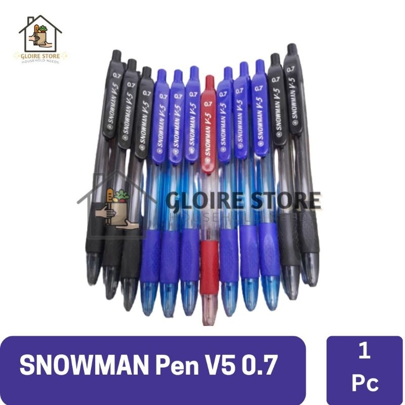 

SNOWMAN Ballpoint Pen Pulpen V5 0.7 SATUAN (S)