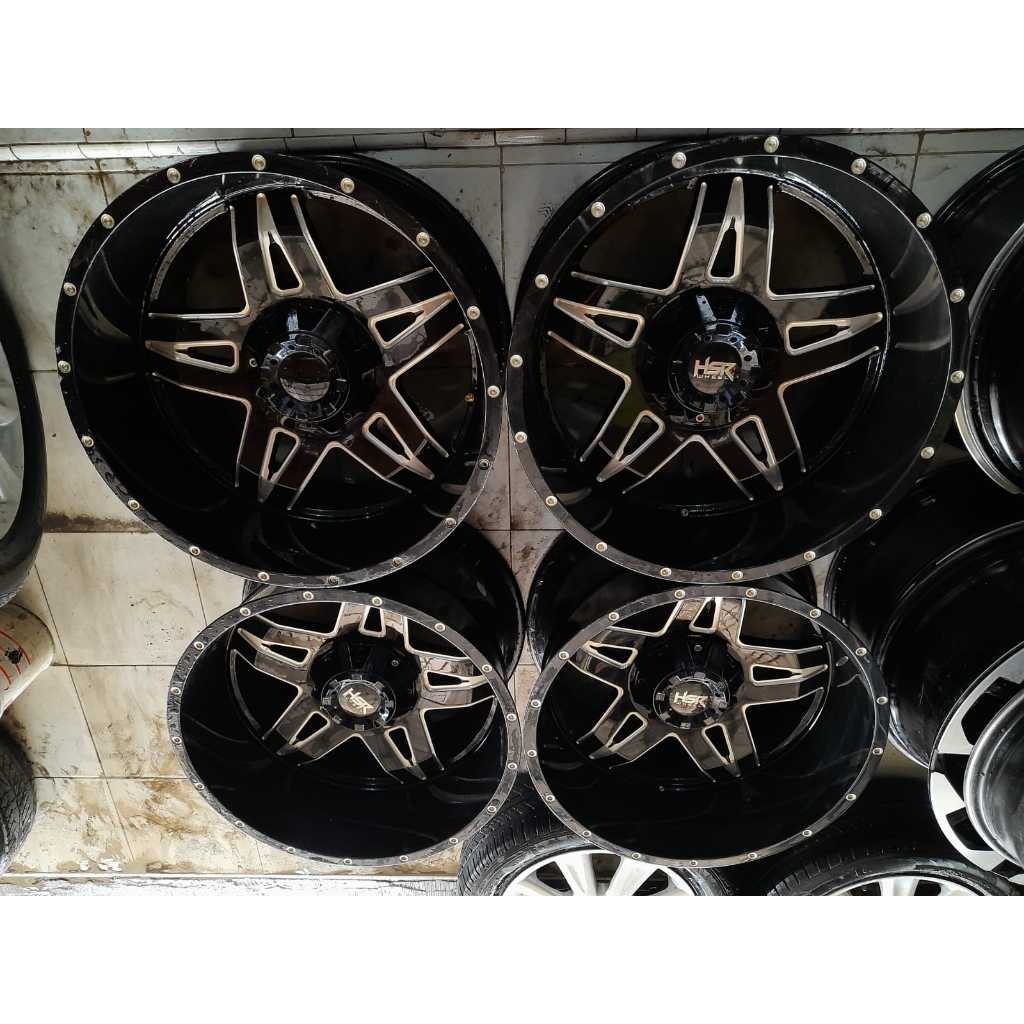 Velg bekas/secong hsr cocok untuk rubicon,wrangler velg lebar 10 et-24