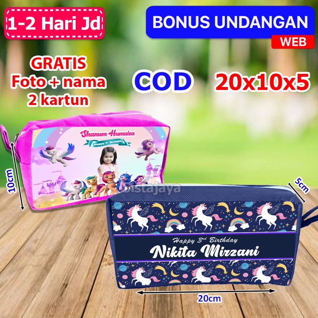 

Kotak Pensil Souvenir Ulang Tahun Anak Unicorn