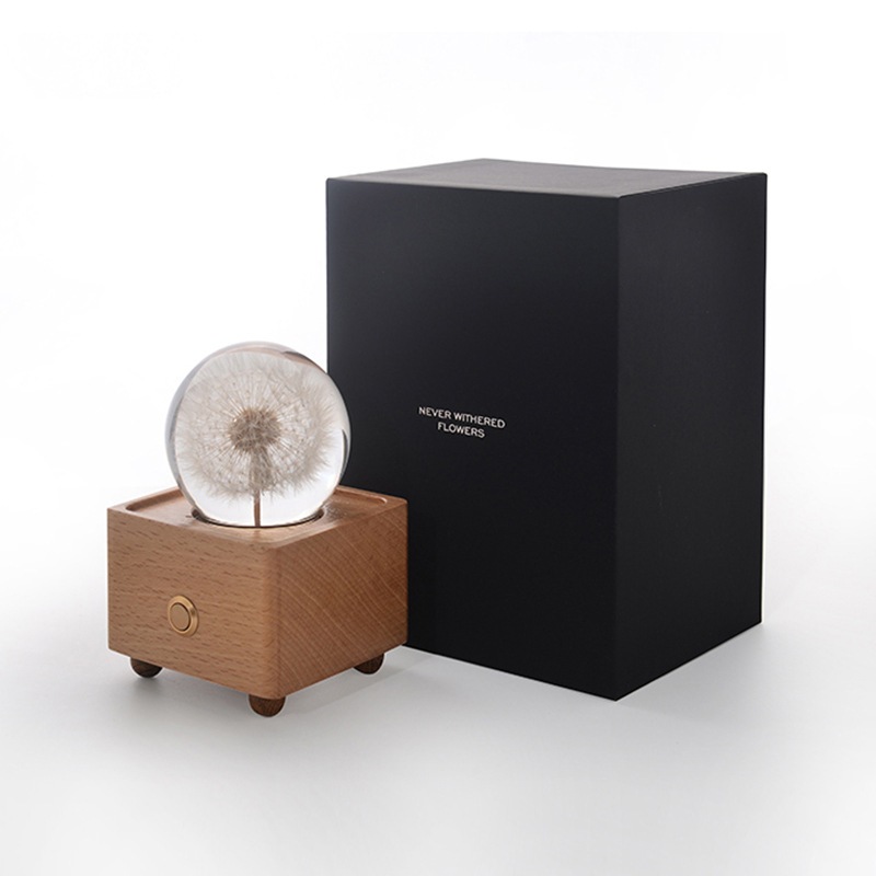 Preserved Flower Bluetooth Speaker - The Beginning Indonesia - Kado Pacar Sahabat Pasangan Cewek Cewe - Untuk Ulang Tahun Anniversary