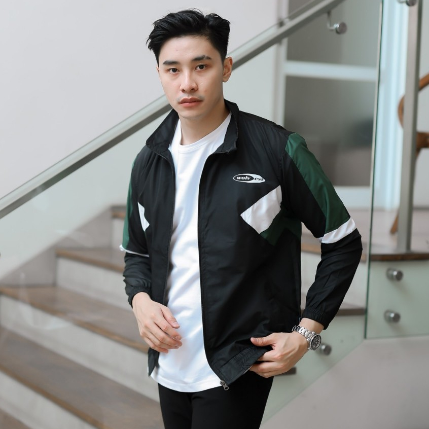 AKN - JAKET BOMBER TRACKTOP / JAKET MOTOR / JAKET ANTI AIR / JAKET KECE TERBARU ORIGINAL WOLV