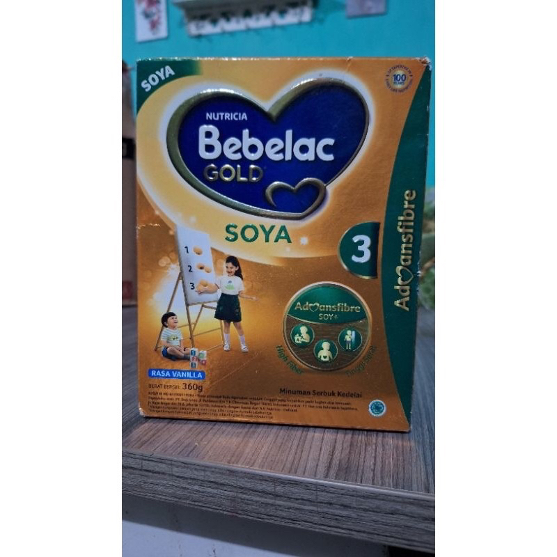 BEBELAC 3 GOLD SOYA VANILA 360GR