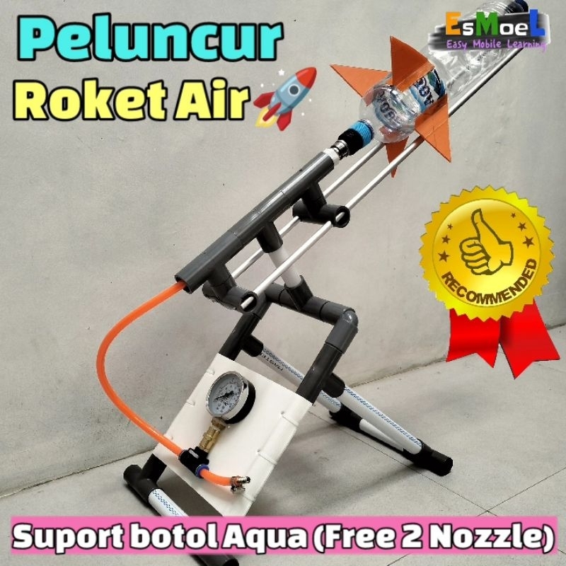 Peluncur Roket Air Free 2 Nozzle