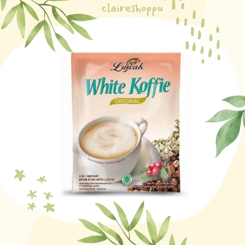 

LUWAK WHITE COFFEE [ ISI 10 PCS ]