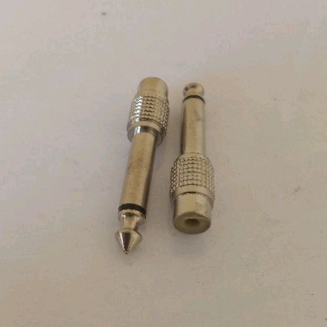 sambungan RCA female ke jack TOA akai mono konektor rca ke akai mono
