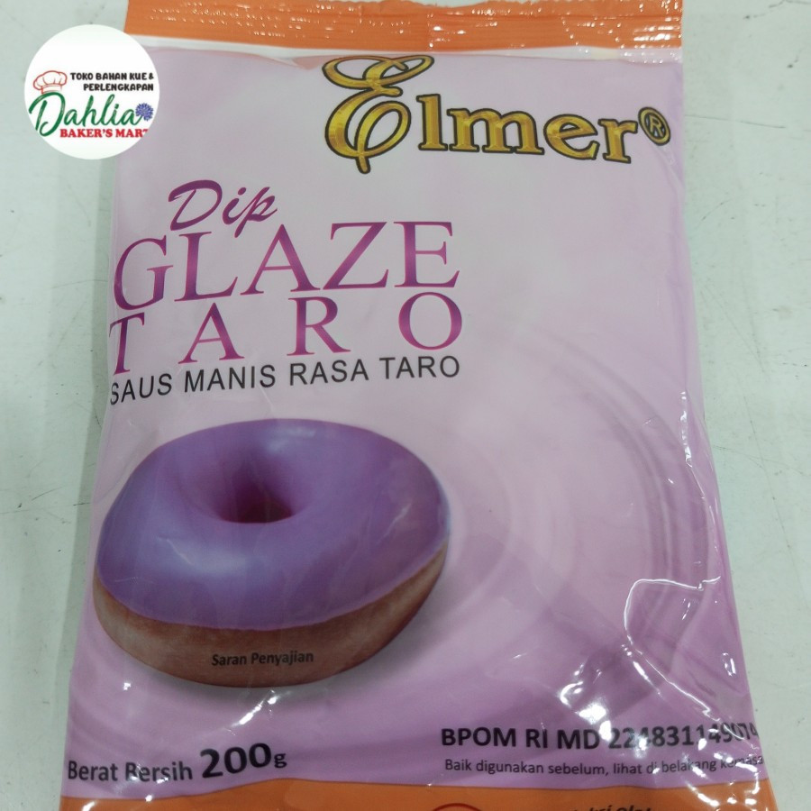 

Elmer Dip Glaze Taro Saus Manis Rasa Taro Kemasan 200 Gram
