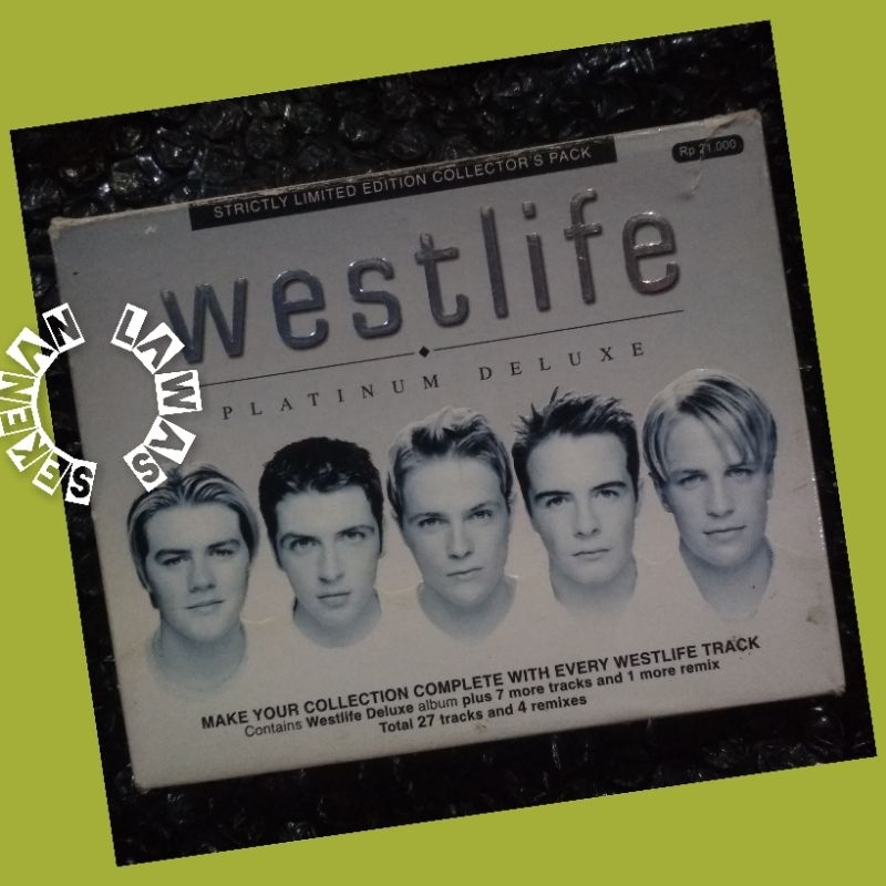 Kaset Pita Westlife - Platinum Deluxe Limited Edition /2 Kaset (Mulus)