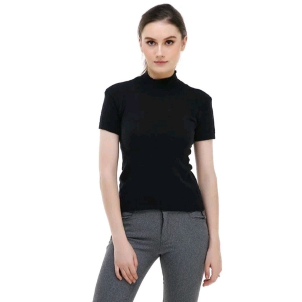 turtleneck wanita / kaos turtleneck wanita / turtle neck rajut / rajut turtleneck wanita / kaos turt