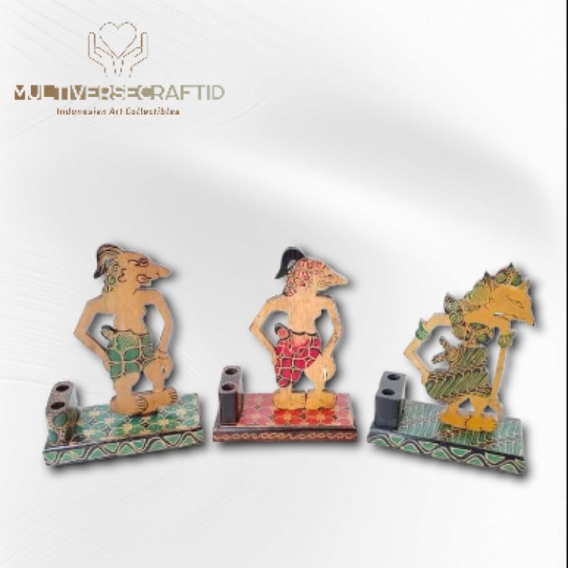 

Tempat Pensil Wayang Batik - Biru by Multiverse Craft Id