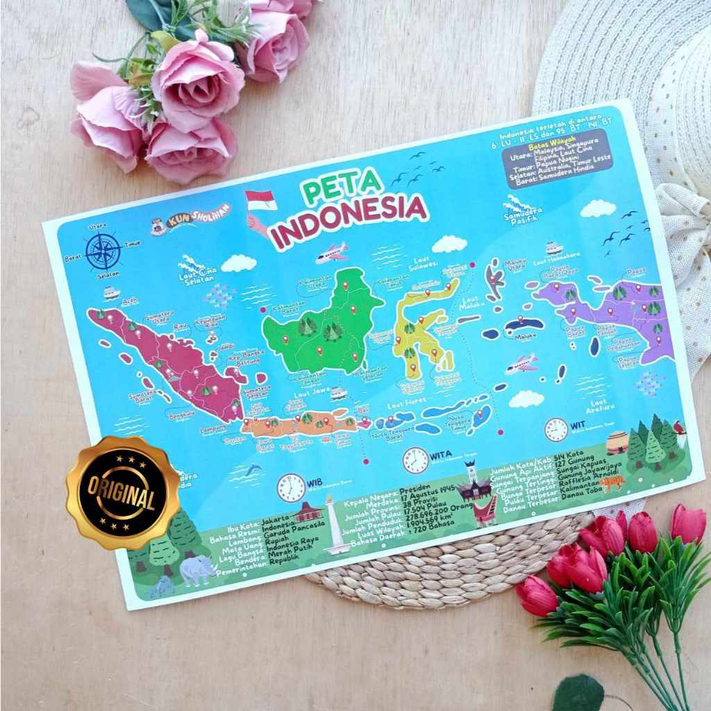 Poster Peta Indonesia