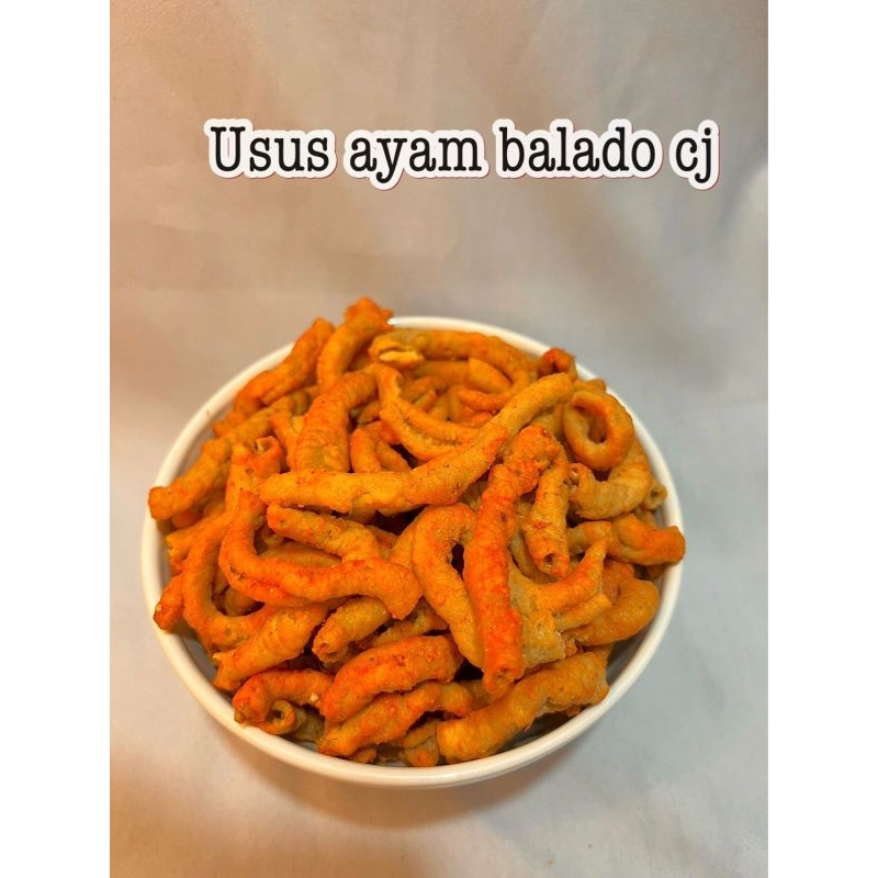 

Usus Ayam Crispy Balado 15rb