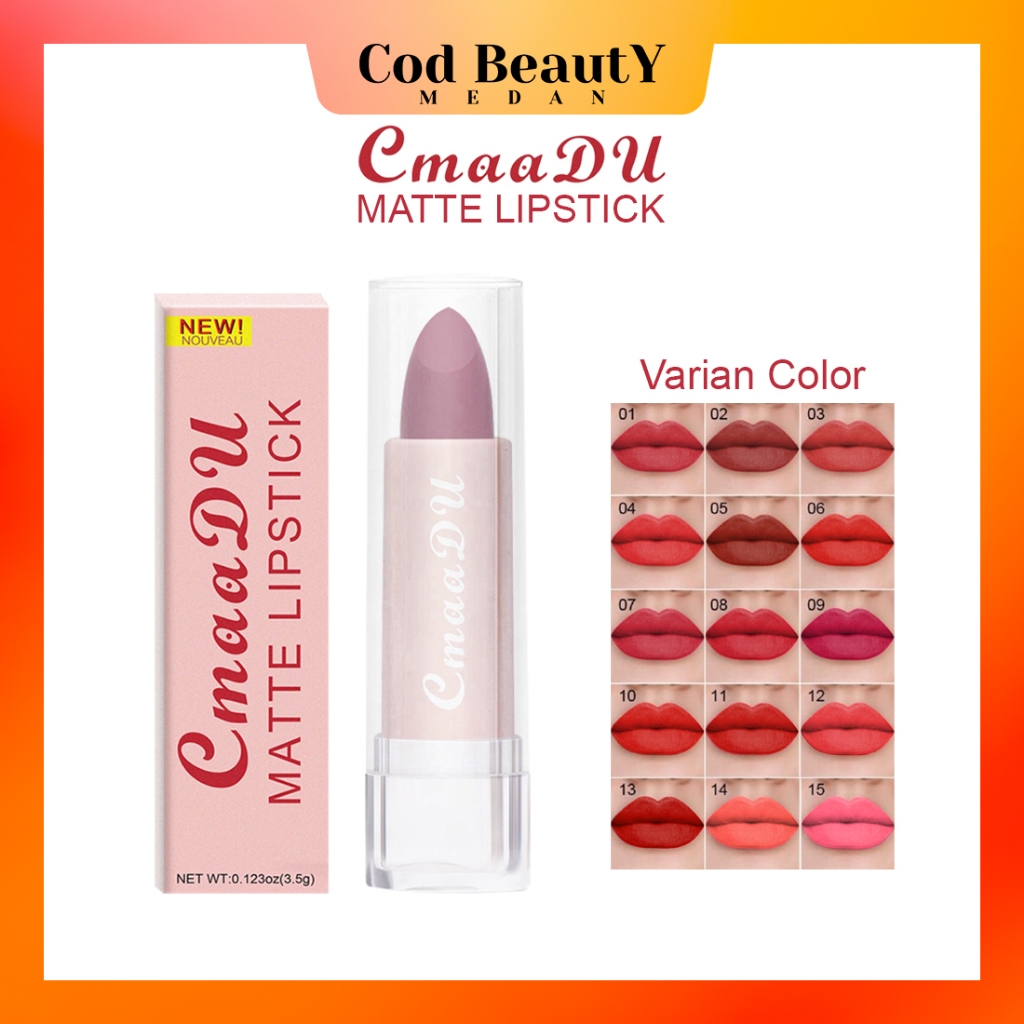 CMAADU MATTE LIPSTICK WATERPROOF LONG LASTING LIPSTICK