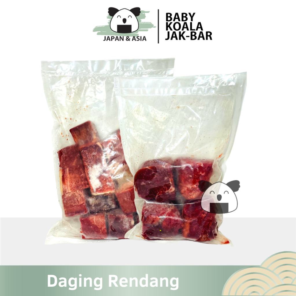 

BEEF Knuckle Cut Daging Rendang 500 g Halal,.,.