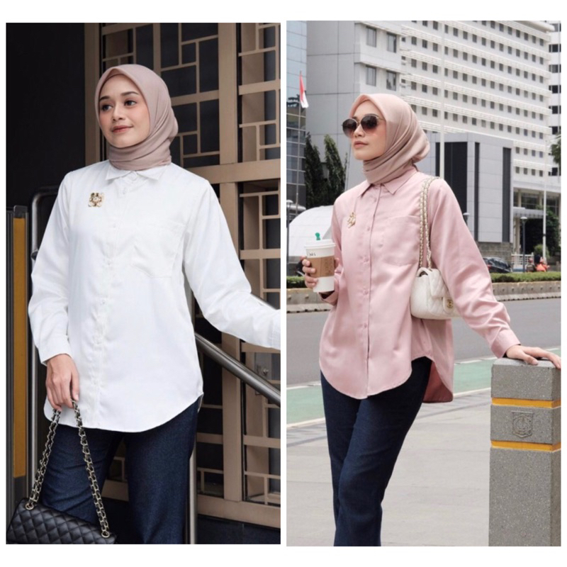 Vibrant shirt Vanilla Hijab