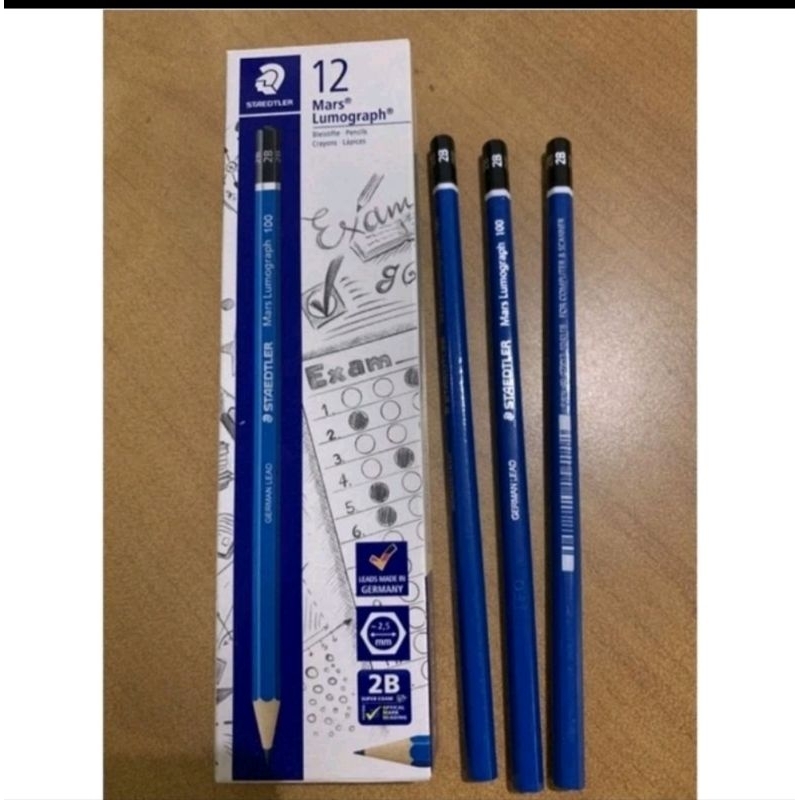 

Pensil 2B Staedtler Mars Lumograph per pack