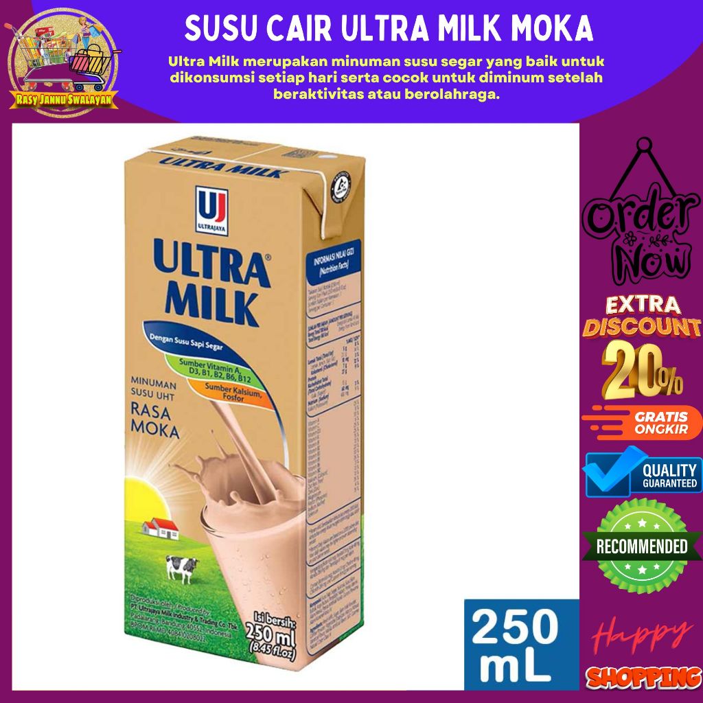 

ULTRA MILK UHT MOCCA 250 ML