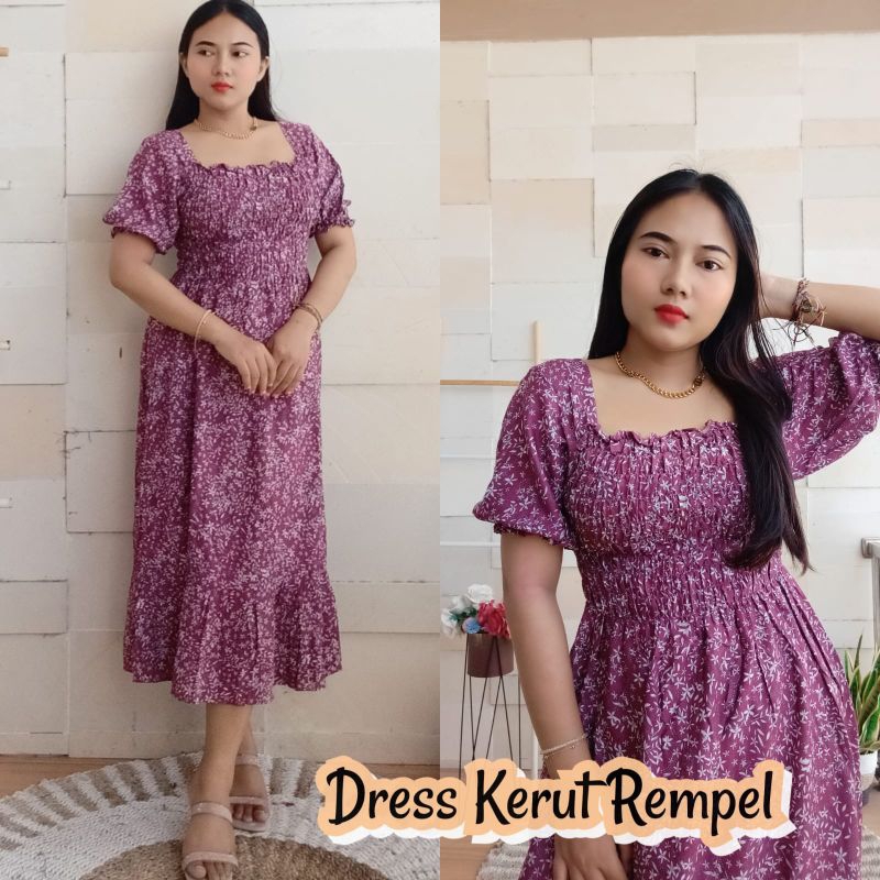 Dress Kerut Rempel