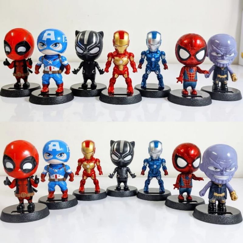 Pajangan Goyang Dashboard Mobil Karakter Super Hero