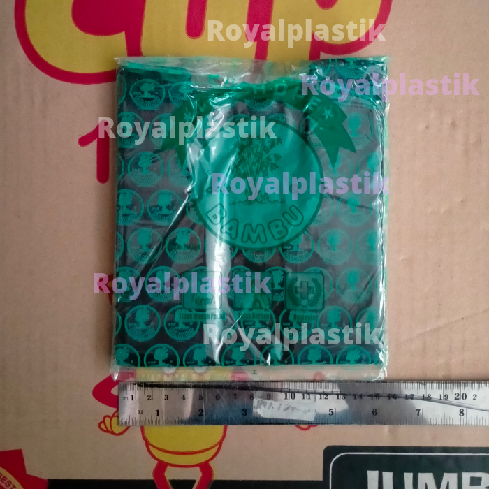 Kantong Plastik Bambu Hitam Kecil