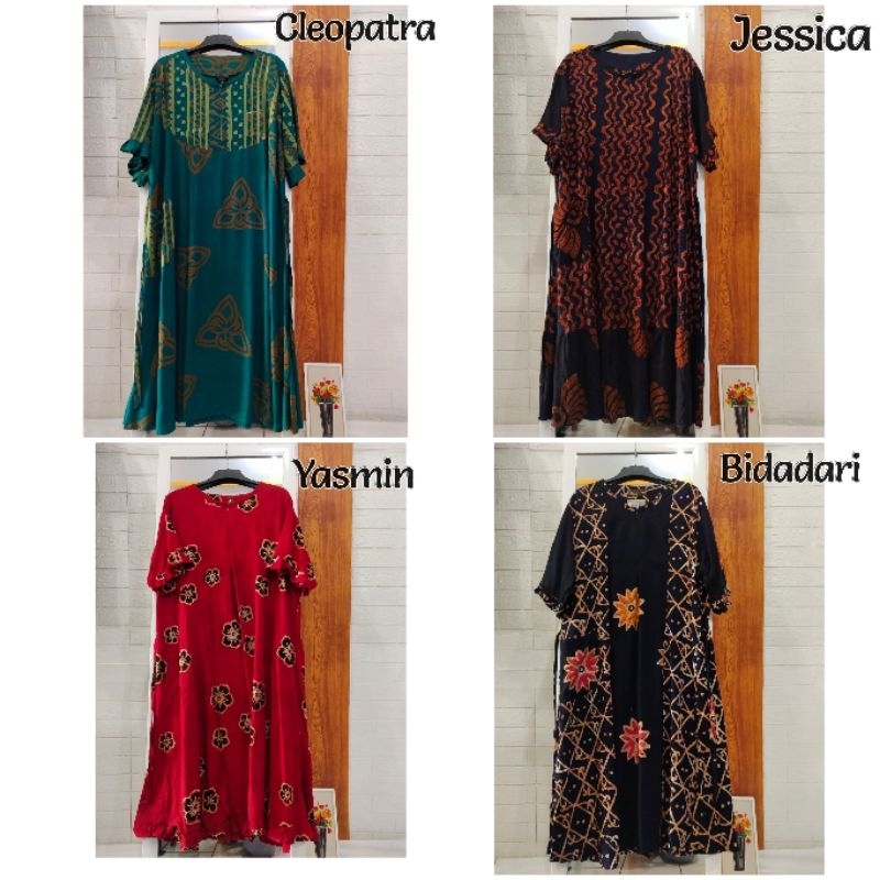 Daster lawang sewu motif ukuran jumbo