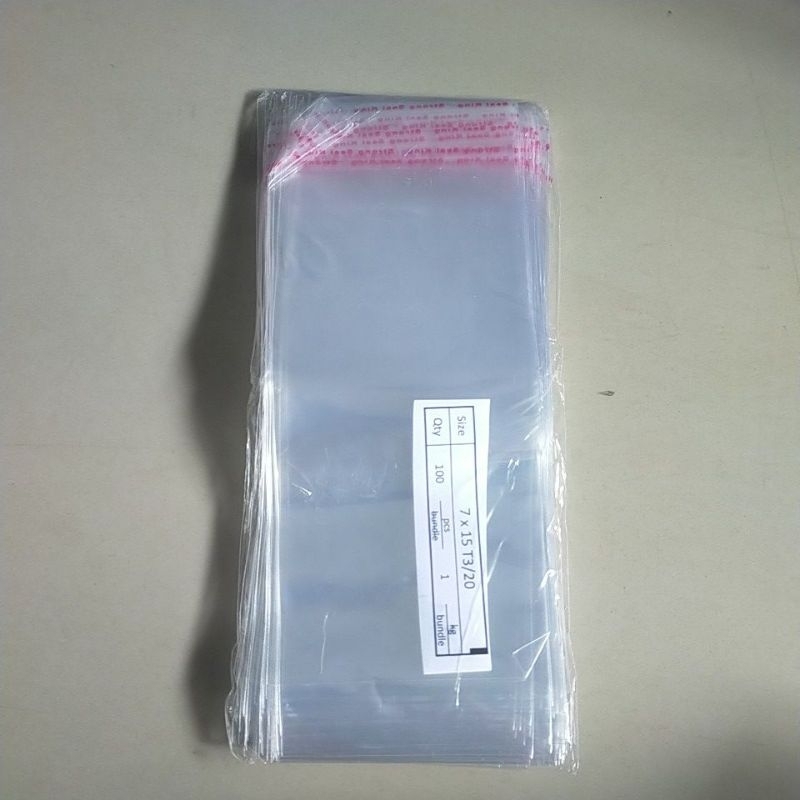 

Plastik Opp size 7x15 8x13