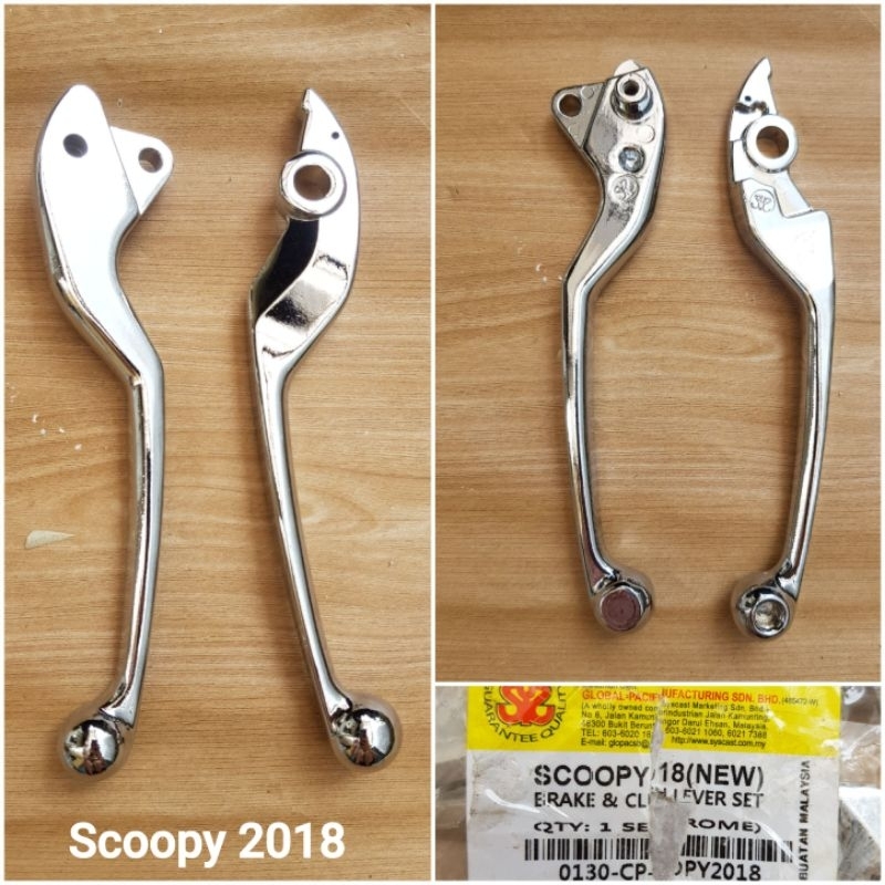 SYS Handle Krom Scoopy new 2018 / Scoopy Old Handle Rem & Kopling