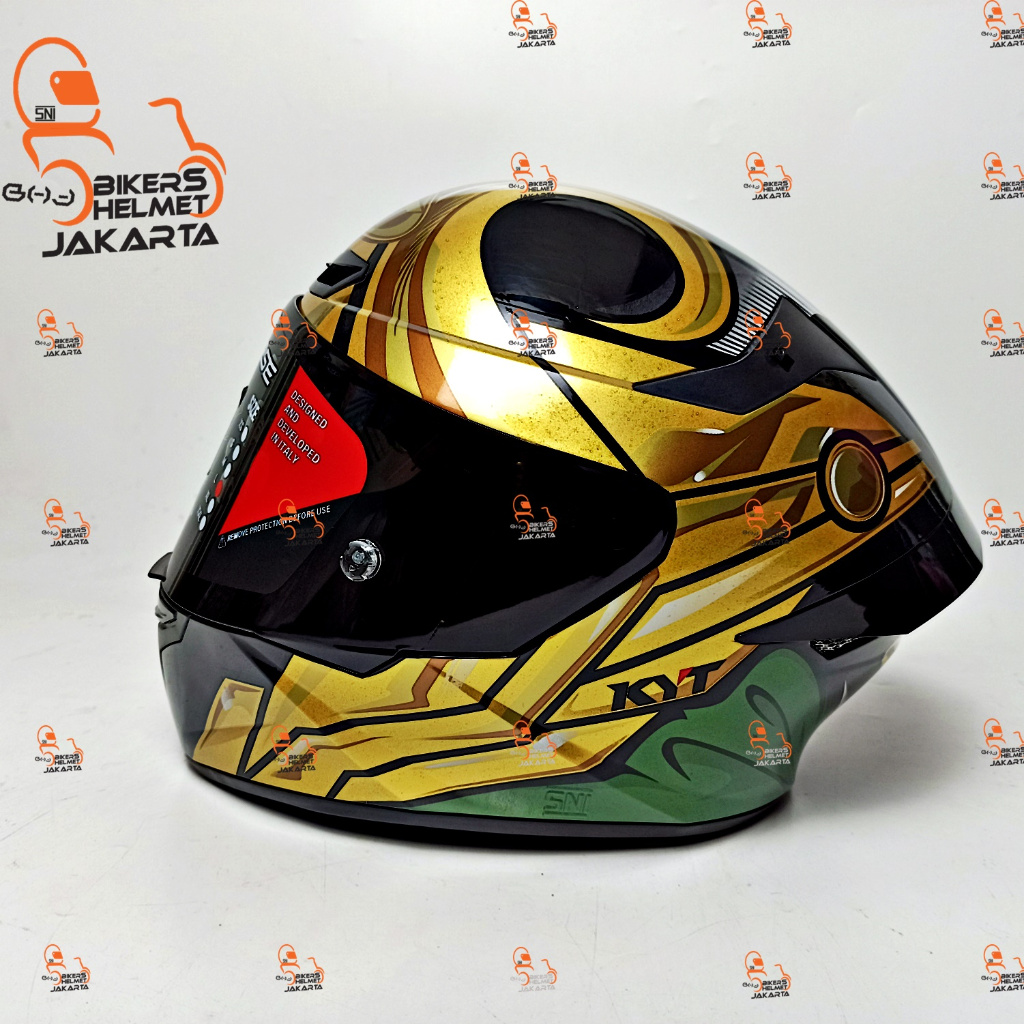 HELM KYT TT COURSE MARVEL LOKI FULL FACE