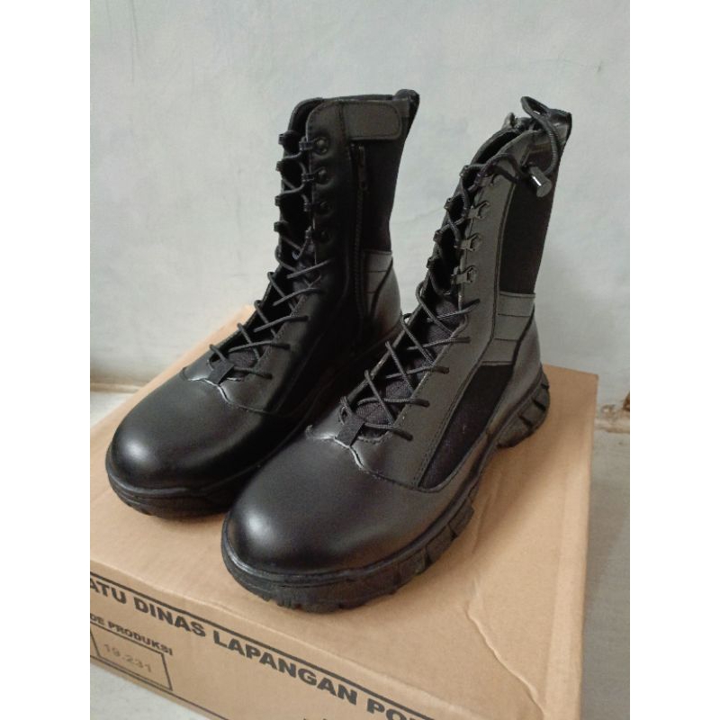 sepatu pdl original jatah pembagian polri 2019