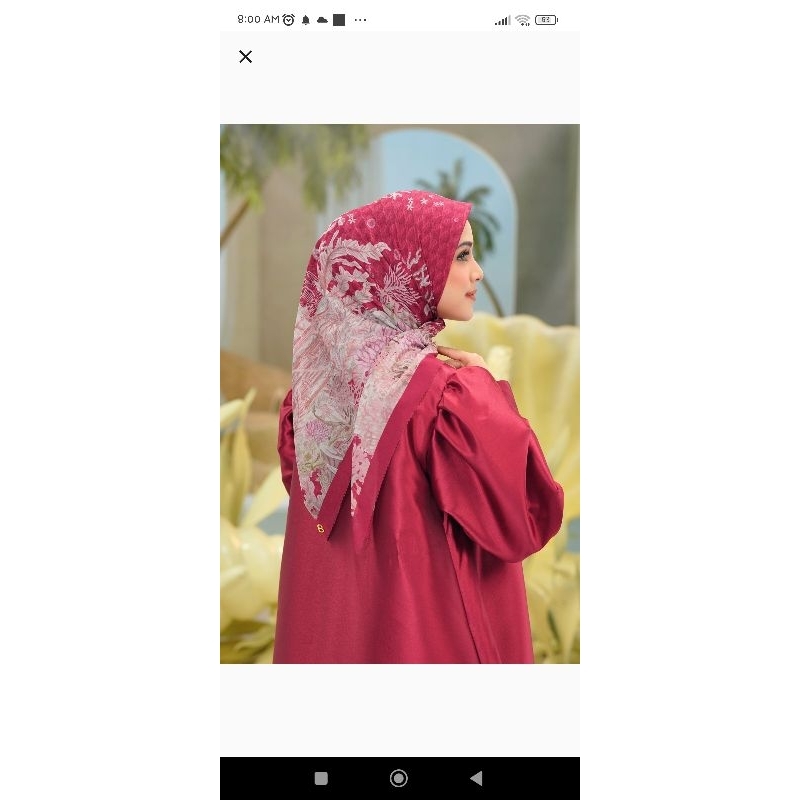 Buttonscarves little mermaid 2.0 - red algae