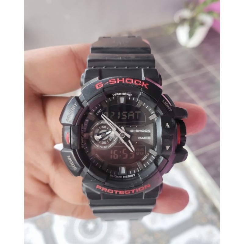 Jam Casio G shock GA 400 Second