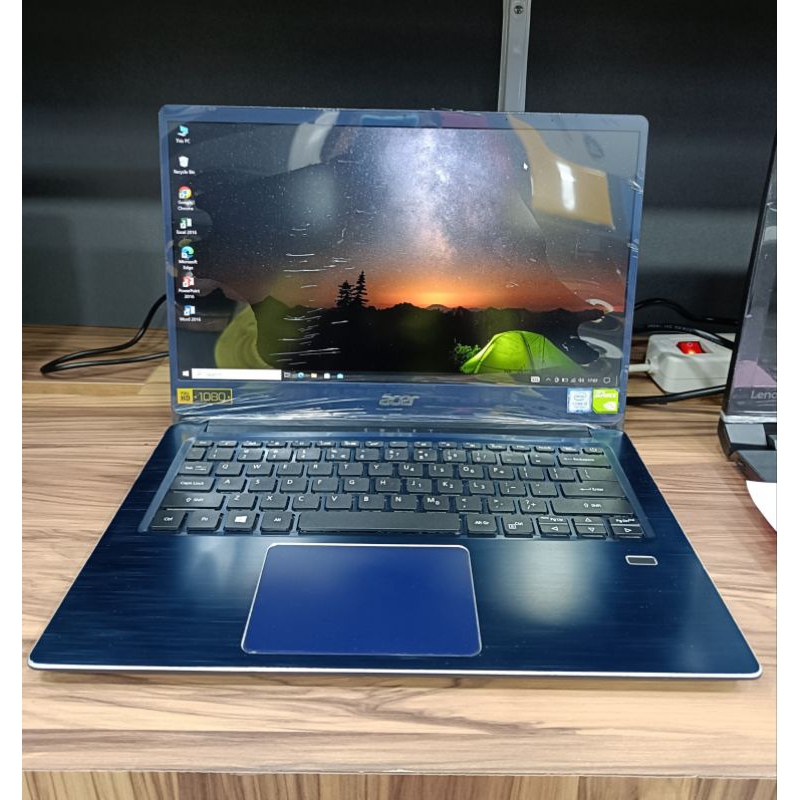 Laptop acer swift SF314-54G core i3 8Gb 14inch bekas mulus normal
