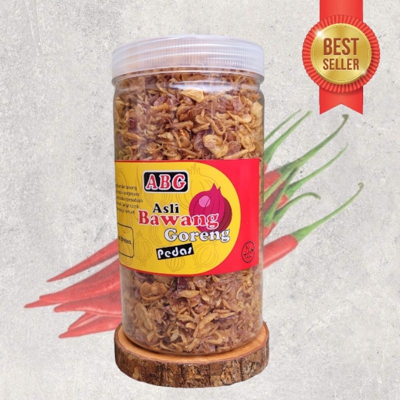 

Bawang Goreng Brebes Pedas Gurih Premium (A+) 300Gr
