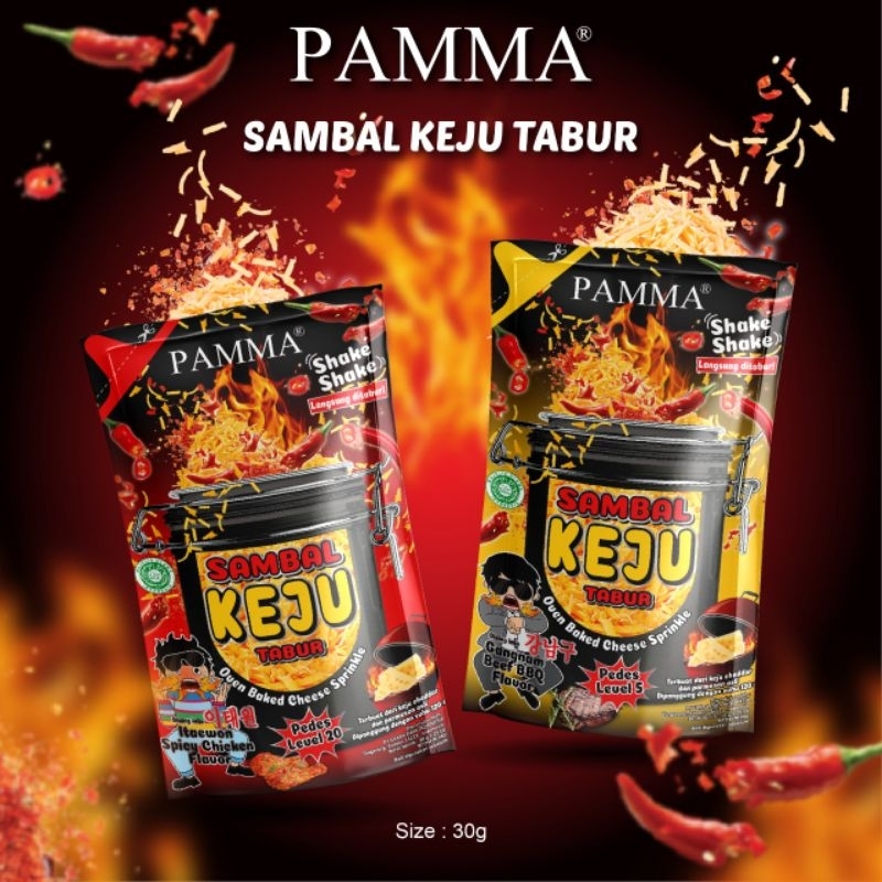 

Sambal keju tabur Gangnam beef BBQ level 5 30gr/ exd Des 25 "Ready