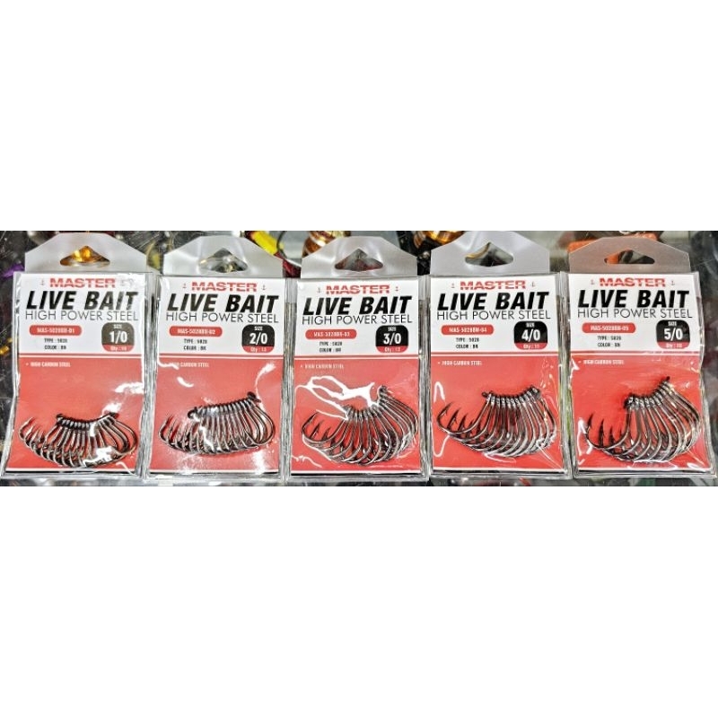 Mata Kail Pancing Ikan Carbon Master Live Bait 5028