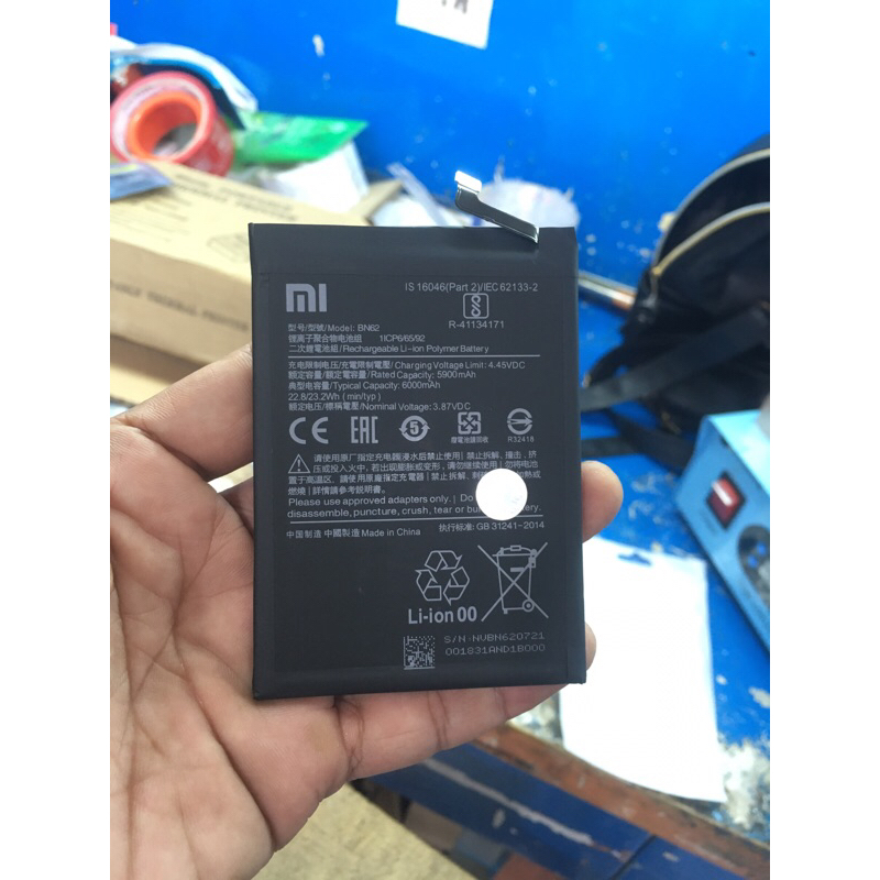 Baterai Batre Battery Xiaomi Poco M3 Redmi 9T BN62 BN 62 Ori