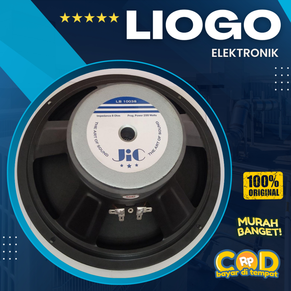 Speaker JIC 10 Inch JIC LB 10038 JIC Woofer 10 Inch LB 10038