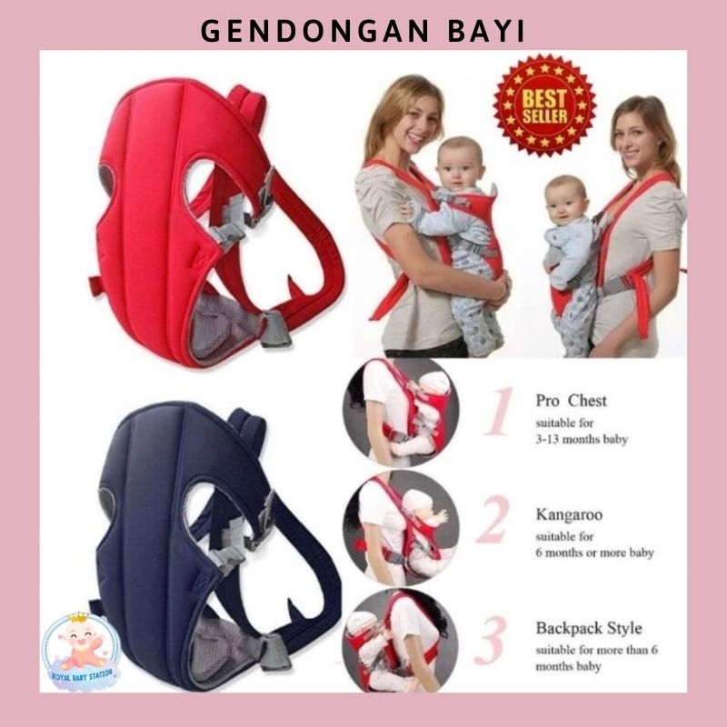 Gendongan Depan Bayi 3 Posisi usia 3-24 bulan original