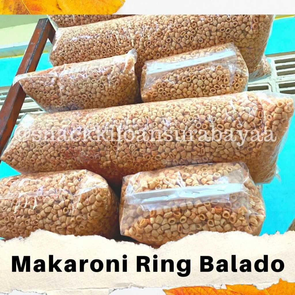 

Makaroni Ring 1 BALL ( 2,5 KG )/ Snack Kiloan Murah/ MAK E DOR
